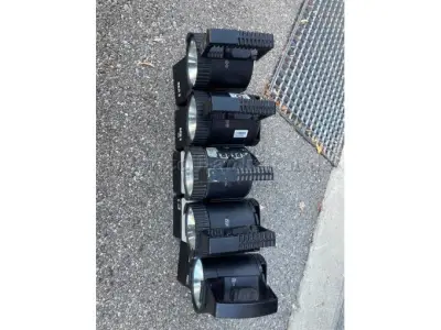 5 Eisemann HSE7 bzw. CEAG SEB8 Handscheinwerfer Feuerwehr – kavel bij Zoll-Auktion, Dunningen