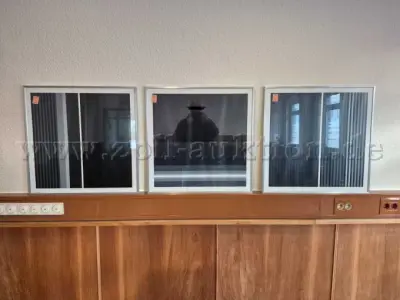 3 afbeeldingen "Progression Claire-Obscure" van Karl Gerstner, zeefdruk – kavel bij Zoll-Auktion, Hagen