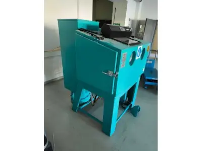 1 professionele zandstraalcabine, MHG Strahlanlagen GmbH, MHG SMG45/1-S/1-085-0603/0,75 – kavel bij Zoll-Auktion, Haldensleben