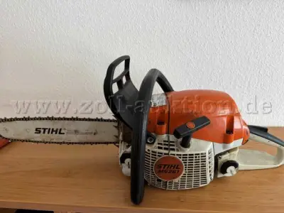 1 Stihl MS261 kettingzaag, defect, voor doe-het-zelvers of voor het verkrijgen van reserveonderdelen – kavel bij Zoll-Auktion, Meppen