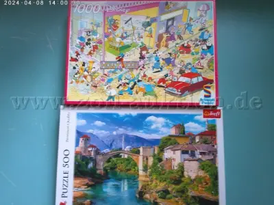 14 spelletjes, 2 puzzels, 4 kwartetspellen – kavel bij Zoll-Auktion, Arnsdorf