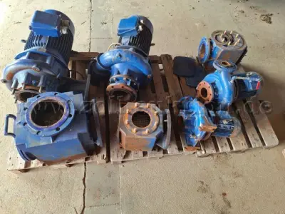 4 Schwimmbadpumpen inklusive 3 Stück Verteilerflansche (Hersteller: Speck-Pumpen) – kavel bij Zoll-Auktion, Burkau