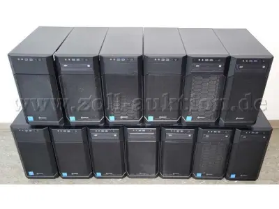 13 Komplett-PC mit Intel i3-9100 - markenlos – kavel bij Zoll-Auktion, Memmingen