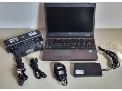 1 HP ProBook 6570b-notebook van 15,6 inch (39,62 cm) met HP-dockingstation – kavel bij Zoll-Auktion, Memmingen