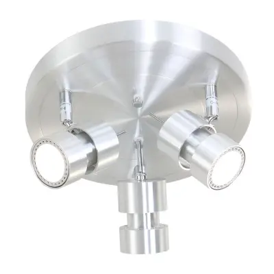Stalen ronde 3-lichts spot met GU10 lichtbronnen, Steinhauer, Natasja 7905ST, 2026 – kavel bij Onlineveilingmeester, Groningen
