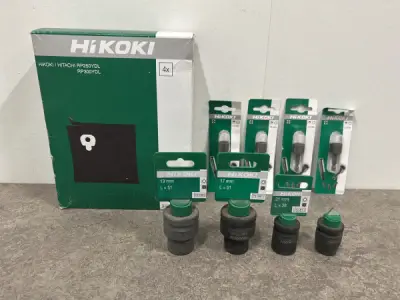 Hikoki toebehoren diverse set 9-delig – kavel bij XL Auctions