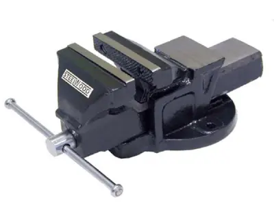 2x Steelwood bankschroef 80mm – kavel bij XL Auctions
