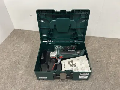 Metabo haakse slijpmachine body 18LTX125 Quick – kavel bij XL Auctions