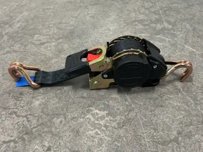 6x Konvox Zelfoprollende spanband met haken 25mm x 3m – kavel bij XL Auctions