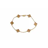 'Sweet Alhambra' 18-kt rosé gouden armband Van Cleef & – kavel bij Veilinghuis Korendijk