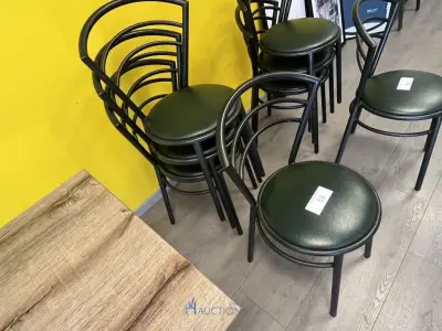4 metalen horecastoelen – kavel bij VH Auctions, Belgium