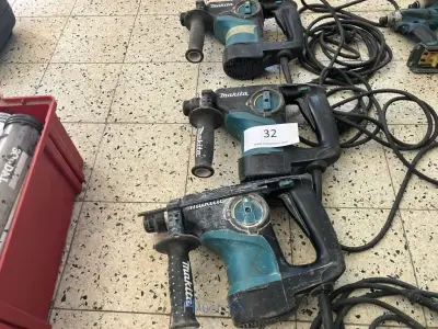 3 klopboorhamers MAKITA – kavel bij VH Auctions