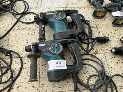 2 klopboorhamers MAKITA – kavel bij VH Auctions