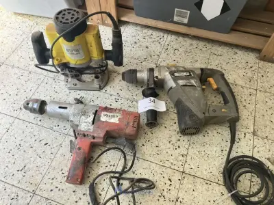 3 diverse handmachines – kavel bij VH Auctions