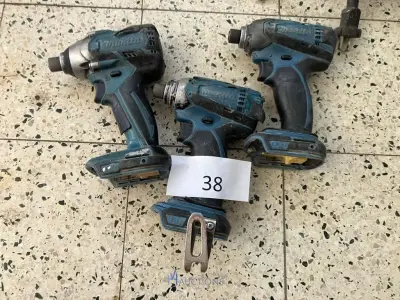 3 accu slagmoersleutels MAKITA – kavel bij VH Auctions