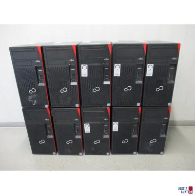 10 PC Fujitsu Esprimo P558/E85 – kavel bij Justiz-Auktion, Siegen