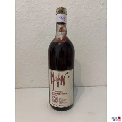 AHR 1994 Beerhessener Dornfelder Rotwein – kavel bij Justiz-Auktion, Leipzig