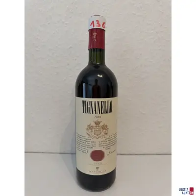 Antinori Tignanello – kavel bij Justiz-Auktion, Leipzig