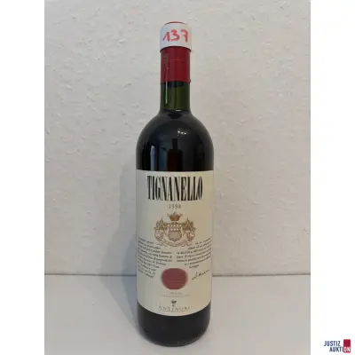 Antinori Tignanello – kavel bij Justiz-Auktion, Leipzig