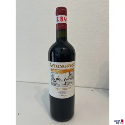 Avignonesi Desiderio Merlot – kavel bij Justiz-Auktion, Leipzig