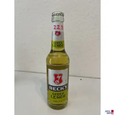 Becks's Green Lemon – kavel bij Justiz-Auktion, Leipzig