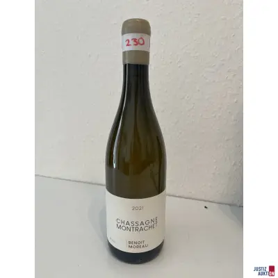 Benoit Moreau Chassagne-Montrachet – kavel bij Justiz-Auktion, Leipzig