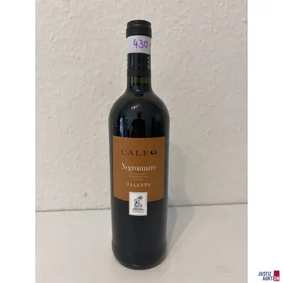 Caleo Negroamaro Salento – kavel bij Justiz-Auktion, Leipzig