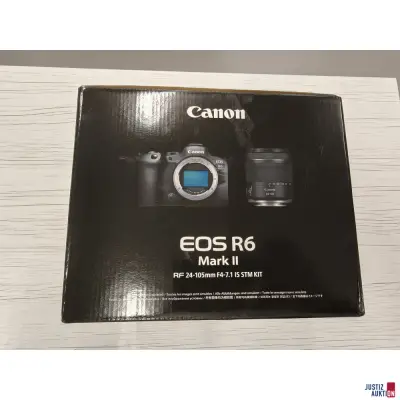 Canon EOS R6 Mark II Kamera und Objektiv – kavel bij Justiz-Auktion, Leipzig