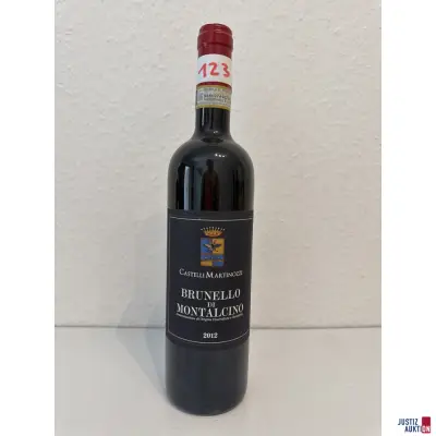 Castelli Martinozzi Brunello di Motalcino – kavel bij Justiz-Auktion, Leipzig