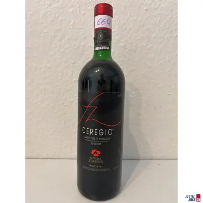Ceregio Romagna Sangiovese Superiore Fattoria Zerbina – kavel bij Justiz-Auktion, Leipzig