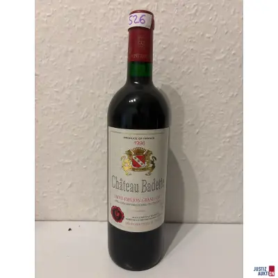 Chateau Badette Saint-Emilion Grand Cru – kavel bij Justiz-Auktion, Leipzig