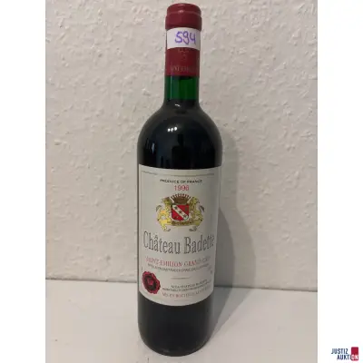 Chateau Badette Saint-Emilion Grand Cru – kavel bij Justiz-Auktion, Leipzig