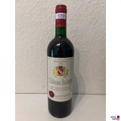 Chateau Badette Saint-Emilion Grand Cru – kavel bij Justiz-Auktion, Leipzig