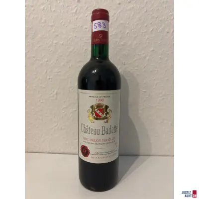 Chateau Badette Saint-Emilion Grand Cru – kavel bij Justiz-Auktion, Leipzig