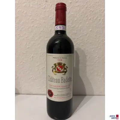 Chateau Badette Saint-Emilion Grand Cru – kavel bij Justiz-Auktion, Leipzig