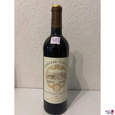 Chateau Cantin Saint-Emilion Grand Cru – kavel bij Justiz-Auktion, Leipzig