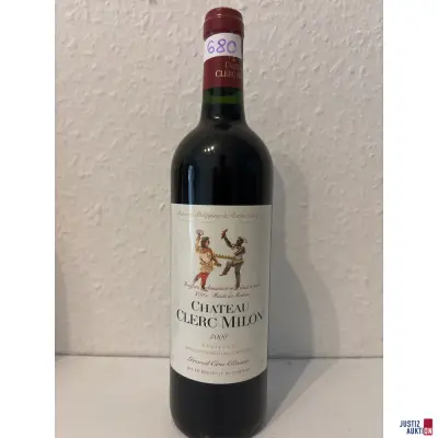 Chateau Clerc Milon Pauillac (Gran Cru Classe) – kavel bij Justiz-Auktion, Leipzig