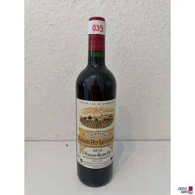 Chateau Grand-Pey-Lescours Saint-Emilion Grand Cru – kavel bij Justiz-Auktion, Leipzig