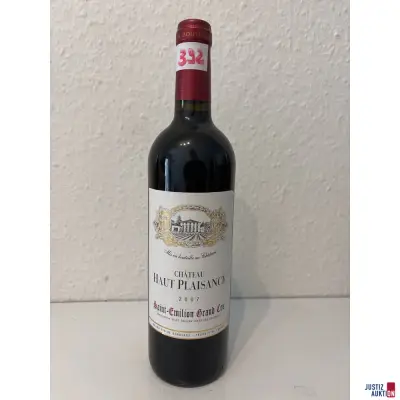 Chateau Haut Plaisance Saint-Emilion Grand Cru – kavel bij Justiz-Auktion, Leipzig