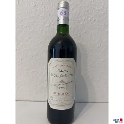 Chateau La Croix des Bernedes Vieilles Vignes Medoc – kavel bij Justiz-Auktion, Leipzig