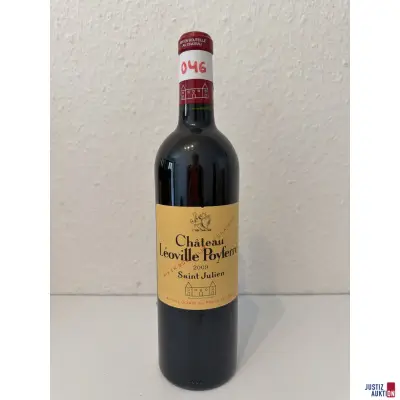 Chateau Leoville Poyferre Saint Julien – kavel bij Justiz-Auktion, Leipzig