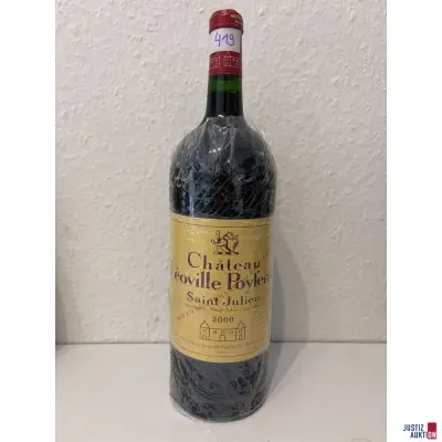 Chateau Leoville Poyferre Saint Julien (Grand Cru Clas – kavel bij Justiz-Auktion, Leipzig