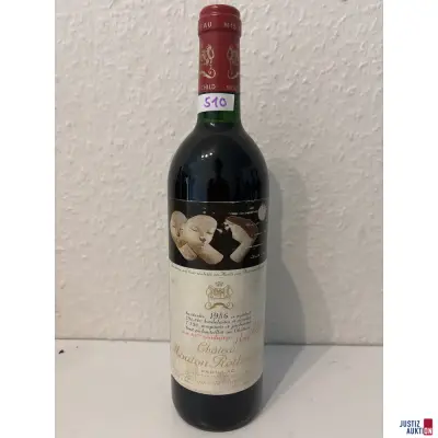 Chateau Mounton Rothschild Pauillac – kavel bij Justiz-Auktion, Leipzig