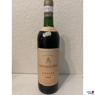Chateau Pape Clement Les Cles du Pape Graves – kavel bij Justiz-Auktion, Leipzig