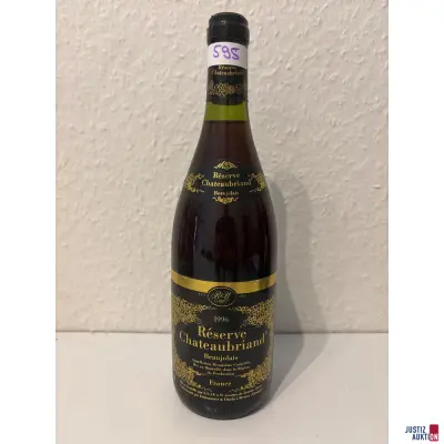 Chateaubriand Beaujolais Reserva – kavel bij Justiz-Auktion, Leipzig