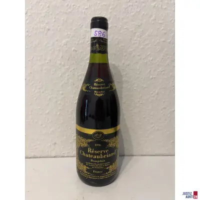 Chateaubriand Beaujolais Reserva – kavel bij Justiz-Auktion, Leipzig