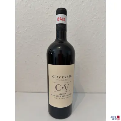 Clay Creek Vineyards Old Vine Zinfandel – kavel bij Justiz-Auktion, Leipzig