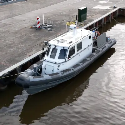 Diesel rib met 2x Volvo Penta D6-370, MST, Frisc Rib 1200WH RR901, 2015 – kavel bij Domeinen Roerende Zaken, Harlingen