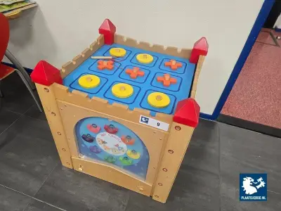 1 x Houten activiteitenkubus – kavel bij Plaats Je Bod, Hoorn