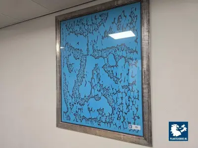 1 x Lithografie "Jack/Blue (1990)" in lijst – kavel bij Plaats Je Bod, Hoorn